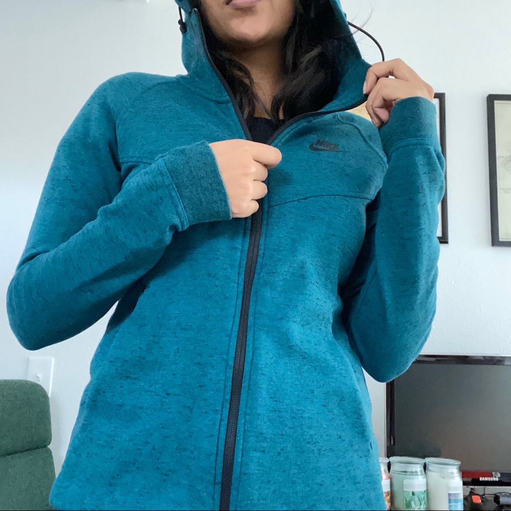 Nike Teal Running Hoodie